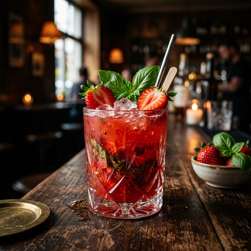Strawberry Basil Smash